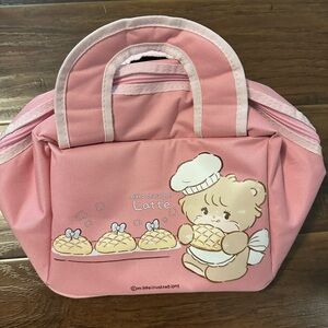 Pink Insulated Lunch Bag